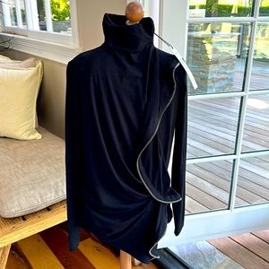 NWT - Plein Sud Jeanius turtleneck top with zippered front detail.